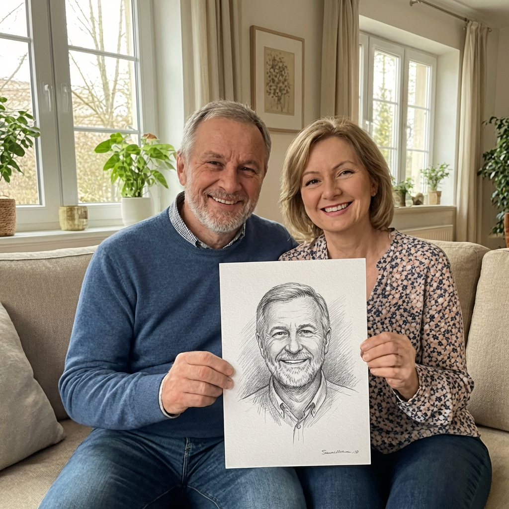 Desenul sufletului pereche și descrierea detaliată